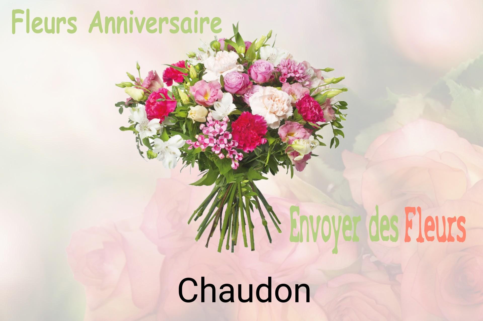Bouquet de fleurs d’anniversaire livré à Chaudon